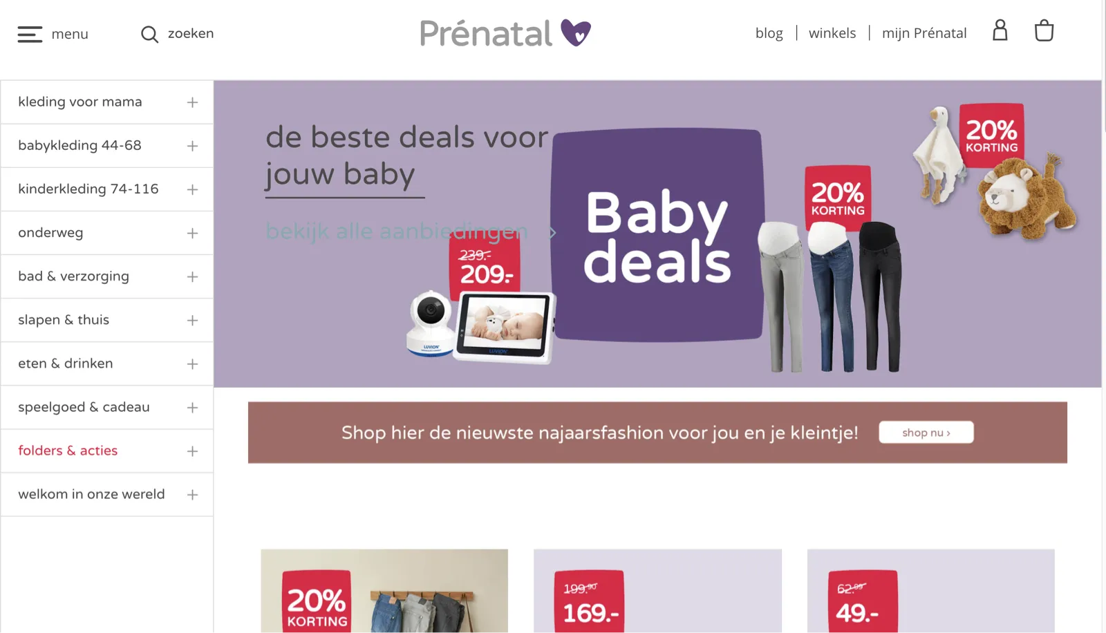 The homepage banner experience