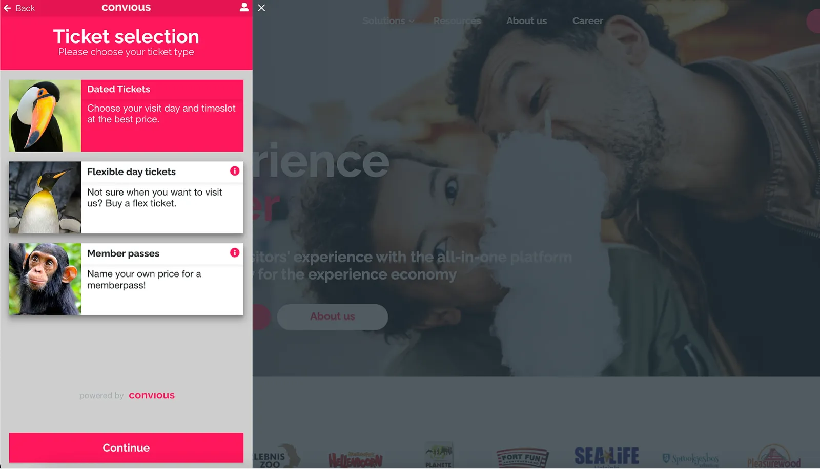 Convious checkout demo